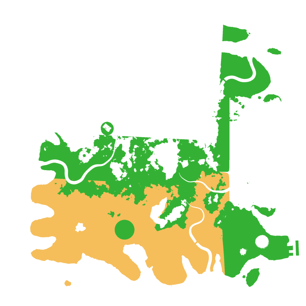 Biome Rust Map: Procedural Map, Size: 4100, Seed: 33352216
