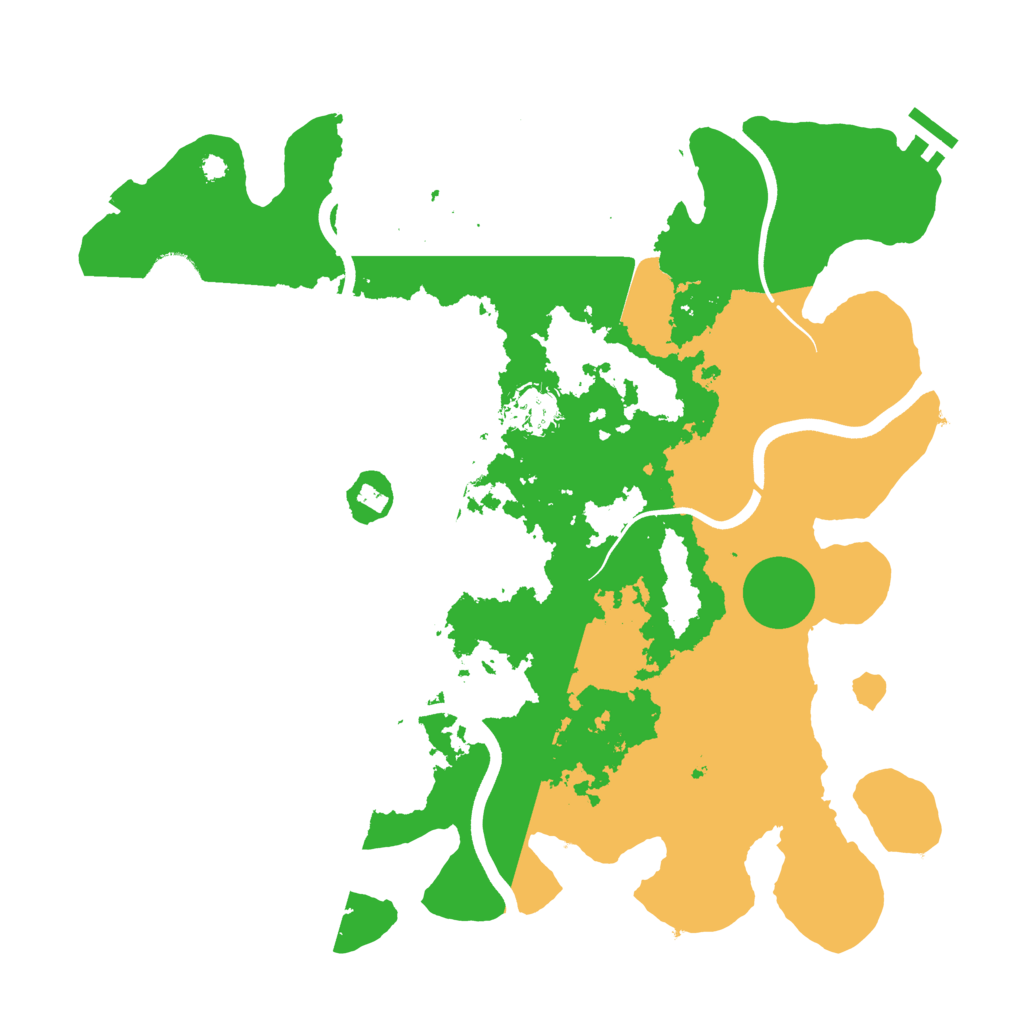 Biome Rust Map: Procedural Map, Size: 3750, Seed: 1033999694