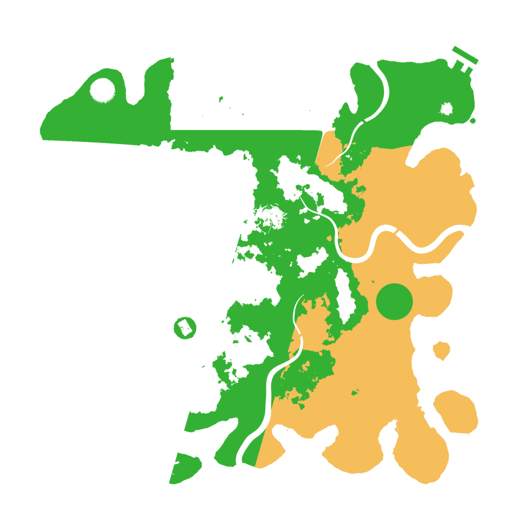 Biome Rust Map: Procedural Map, Size: 3750, Seed: 1033999694