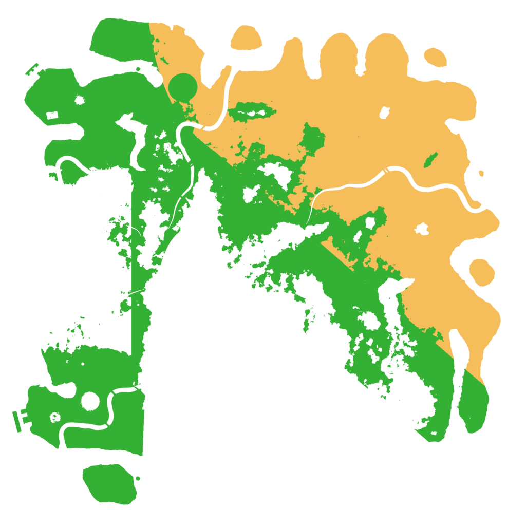 Biome Rust Map: Procedural Map, Size: 5000, Seed: 465570844