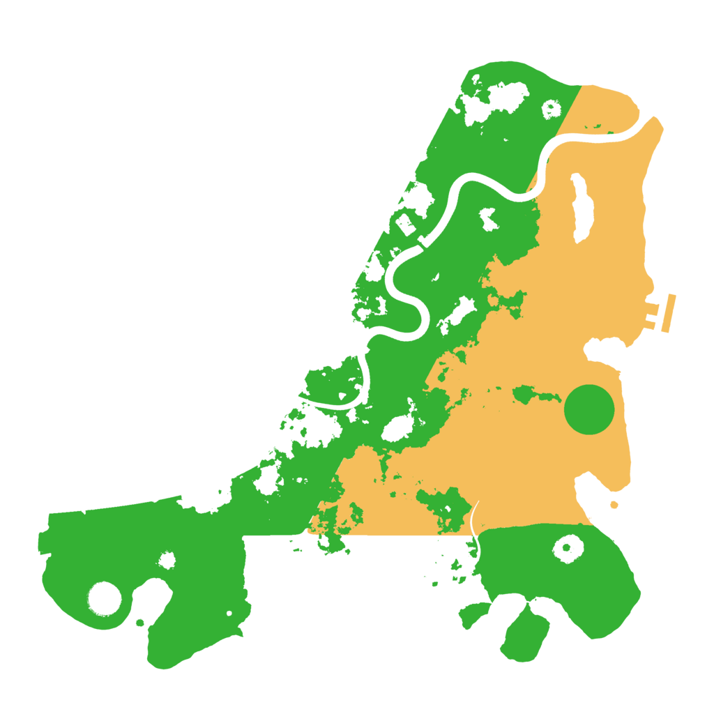 Biome Rust Map: Procedural Map, Size: 3750, Seed: 580438980