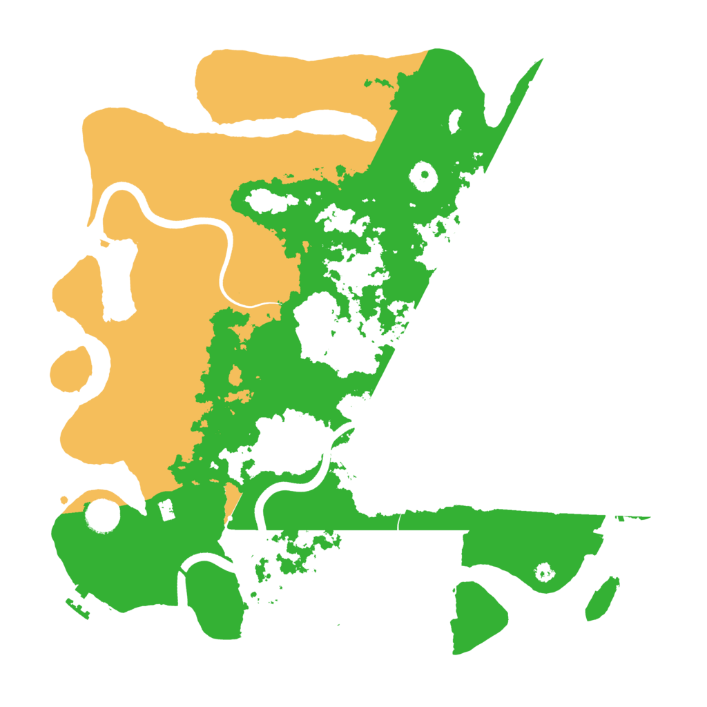 Biome Rust Map: Procedural Map, Size: 3750, Seed: 1374385
