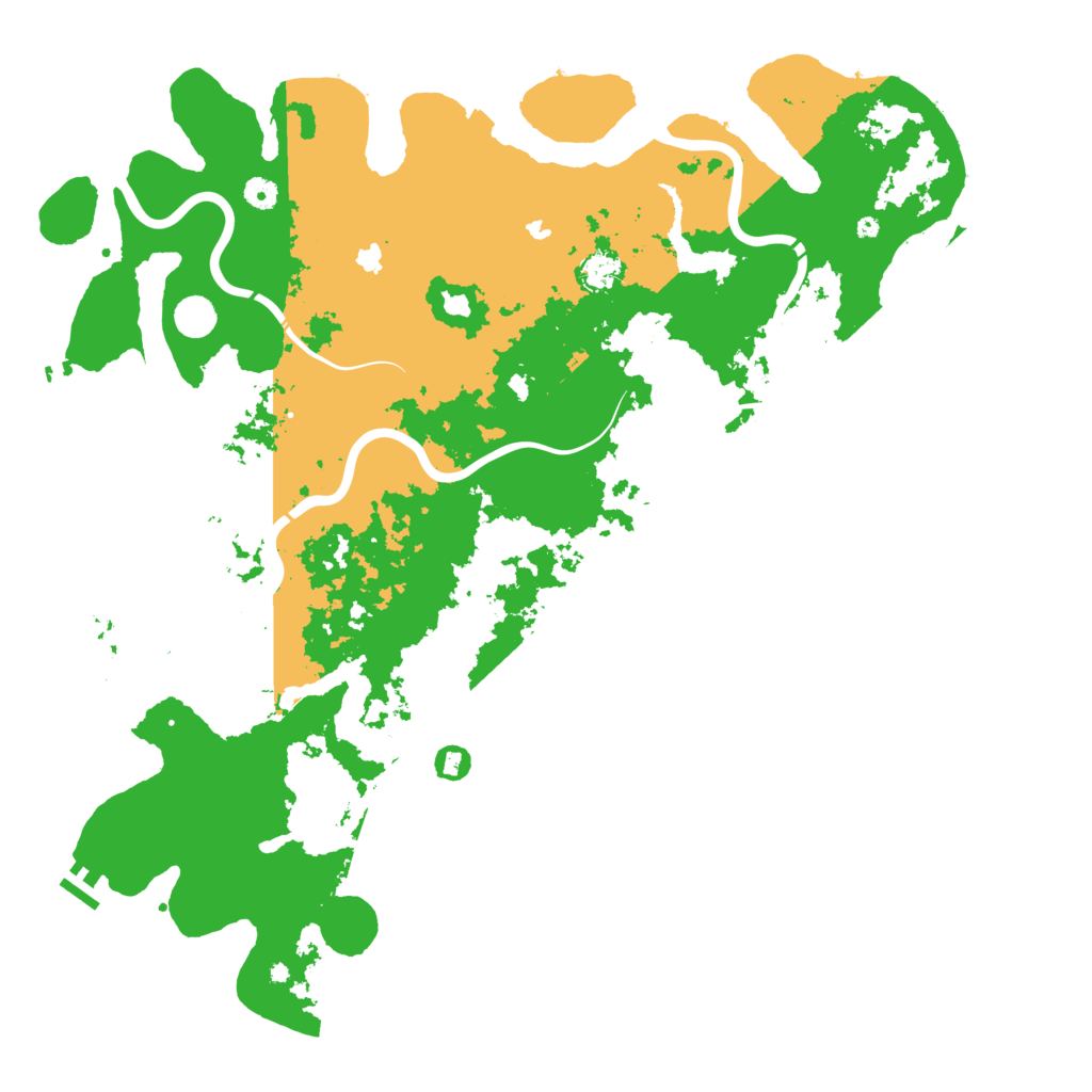 Biome Rust Map: Procedural Map, Size: 5000, Seed: 216874