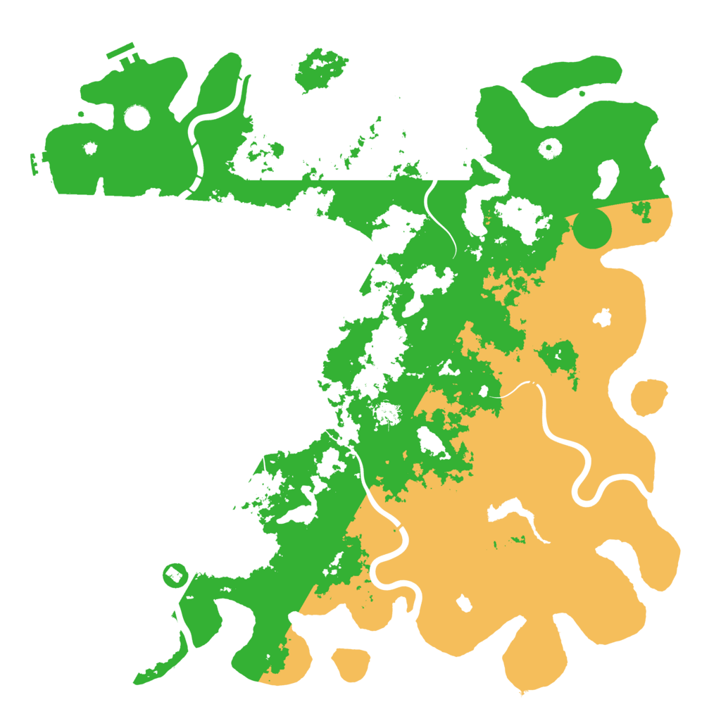 Biome Rust Map: Procedural Map, Size: 5000, Seed: 51888611