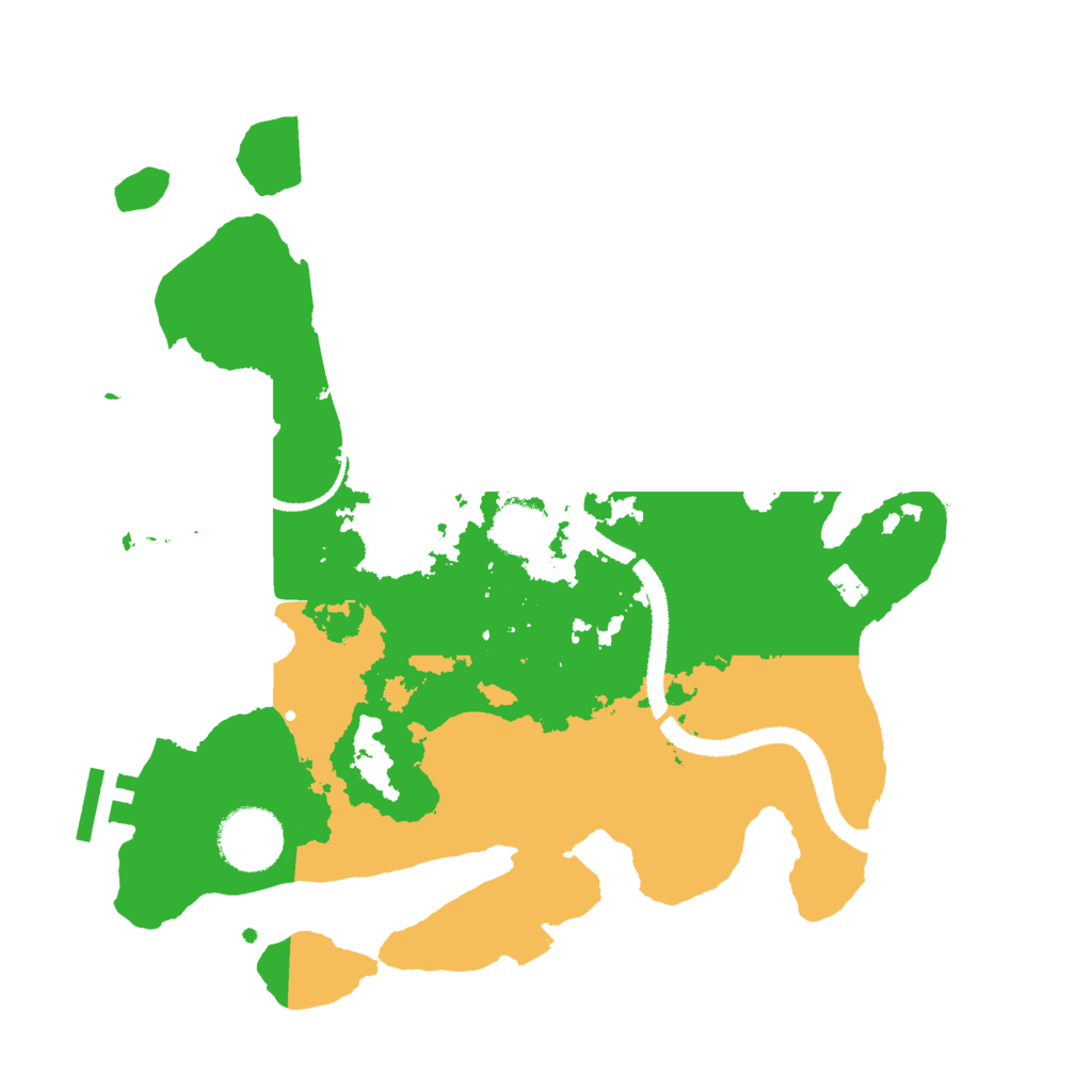 Biome Rust Map: Procedural Map, Size: 3000, Seed: 420043777