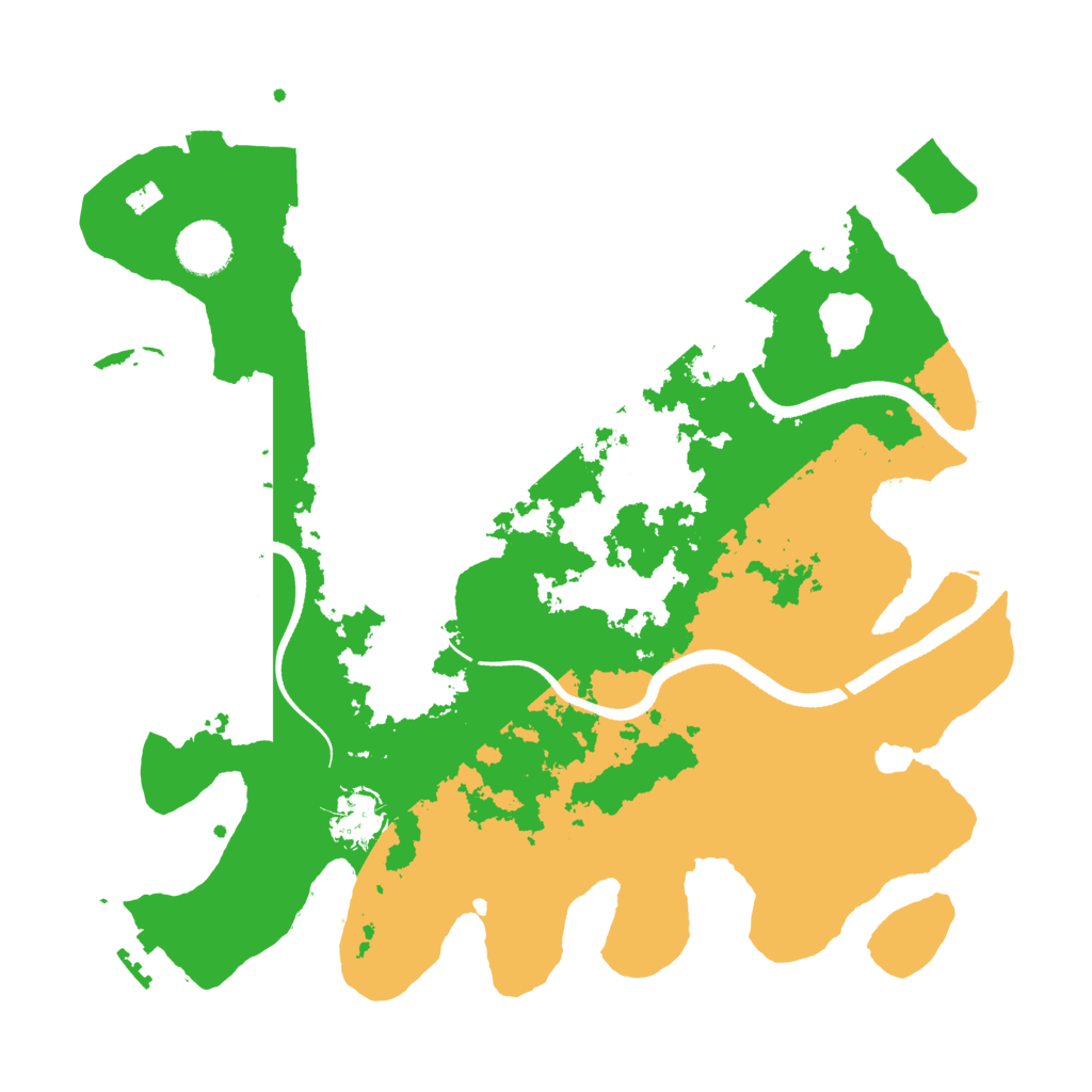 Biome Rust Map: Procedural Map, Size: 3500, Seed: 1985397002