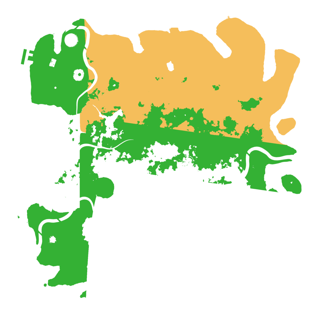 Biome Rust Map: Procedural Map, Size: 4200, Seed: 1759182135