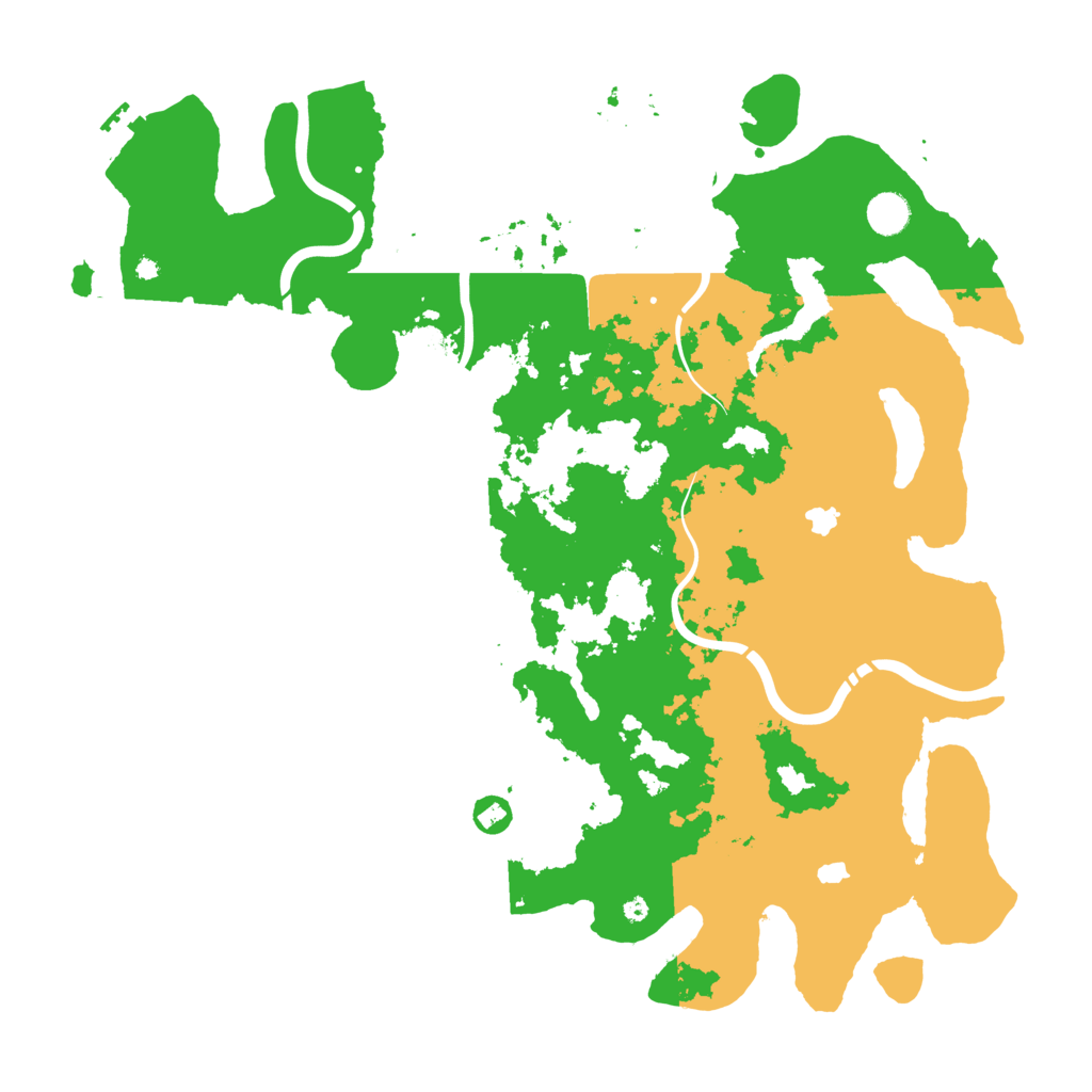 Biome Rust Map: Procedural Map, Size: 4500, Seed: 1023575887