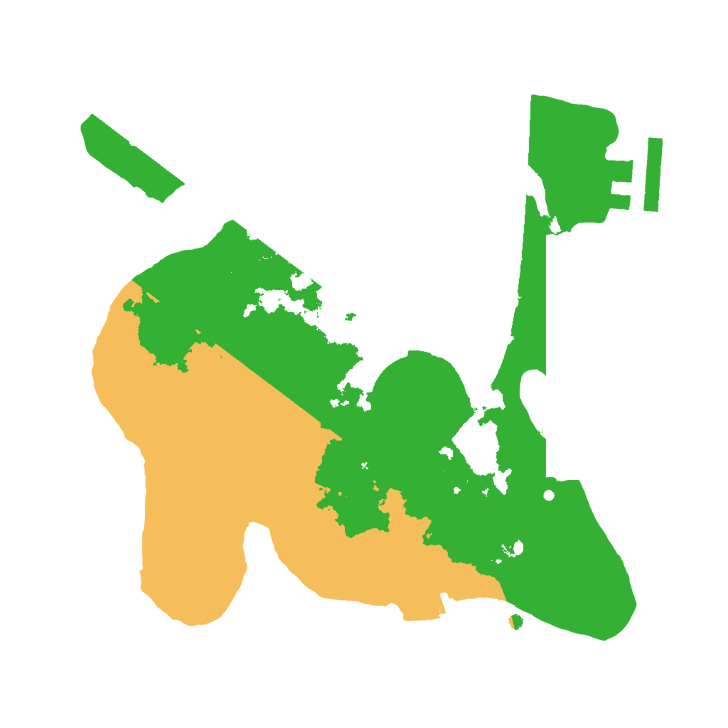 Biome Rust Map: Procedural Map, Size: 2000, Seed: 830204742