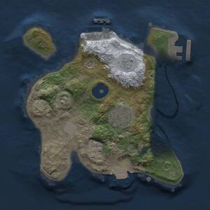 Thumbnail Rust Map: Procedural Map, Size: 2000, Seed: 830204742, 8 Monuments