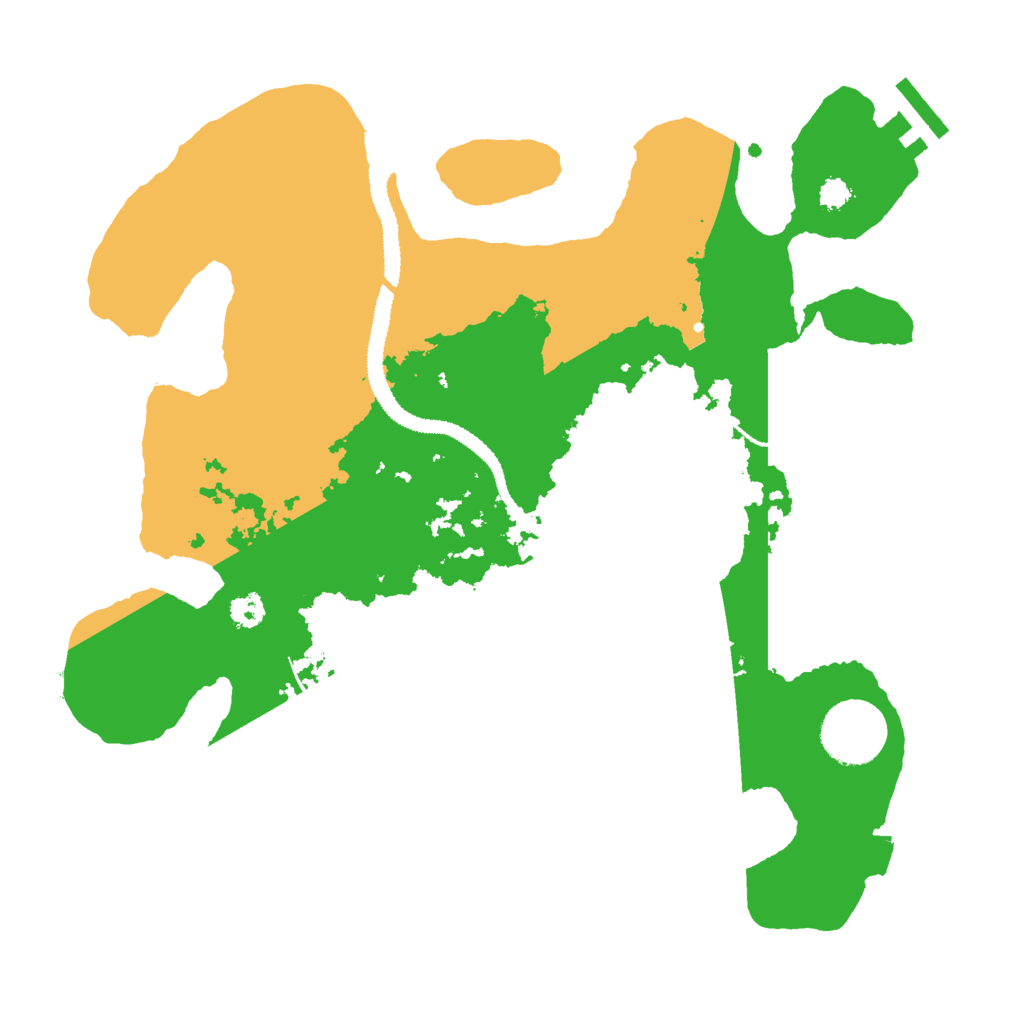 Biome Rust Map: Procedural Map, Size: 3000, Seed: 722727473