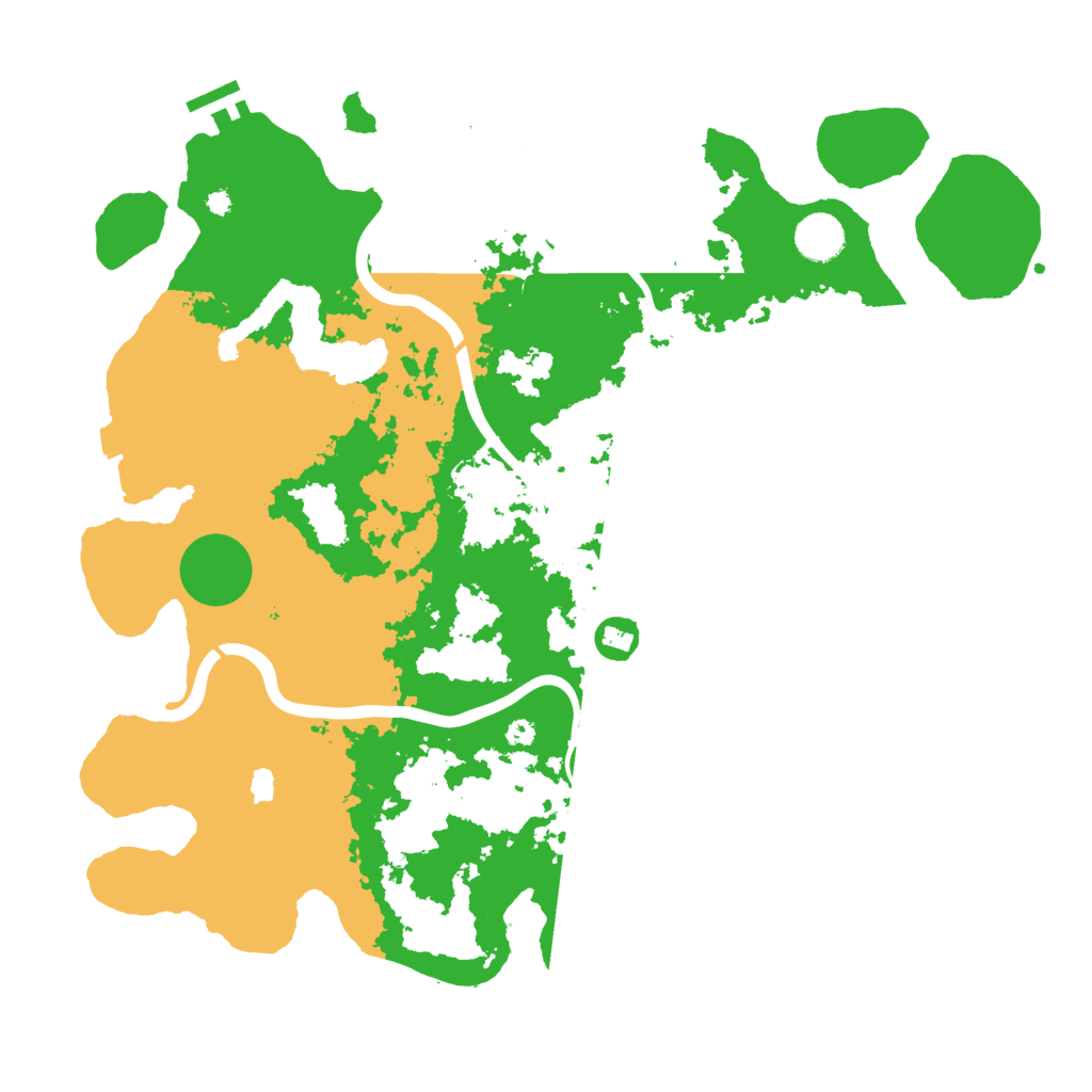 Biome Rust Map: Procedural Map, Size: 4000, Seed: 627187636