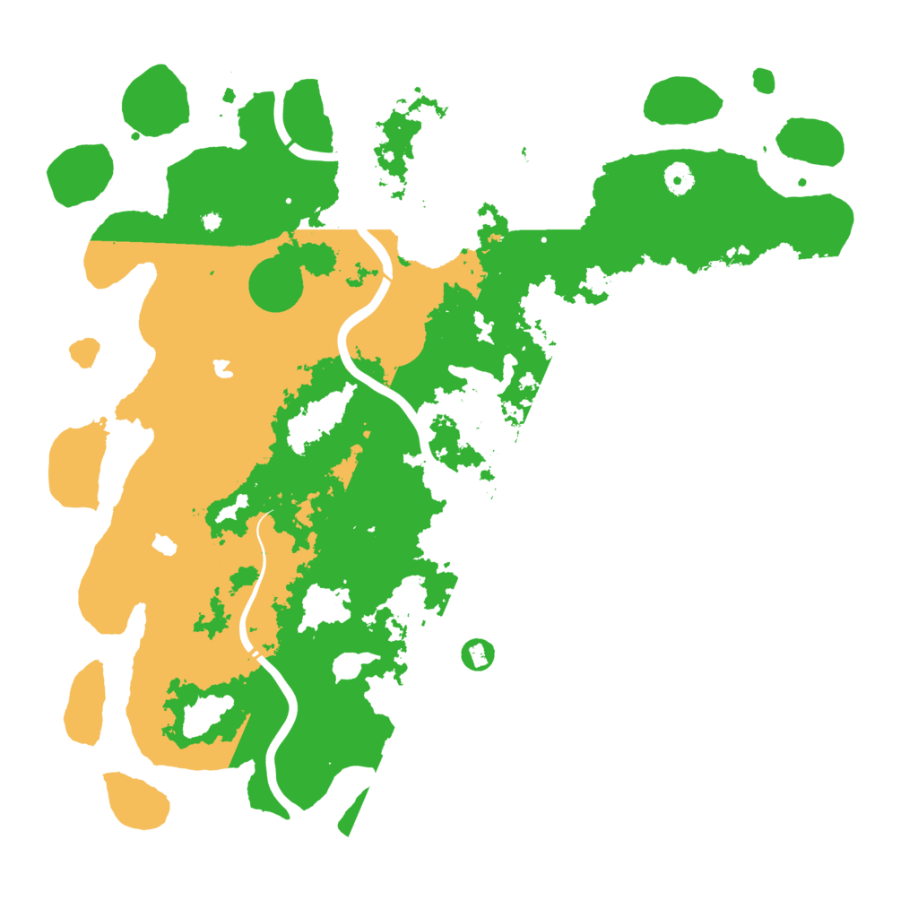 Biome Rust Map: Procedural Map, Size: 4500, Seed: 305470024