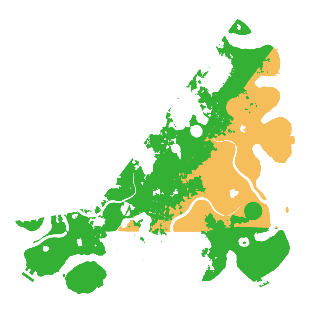 Biome Rust Map: Procedural Map, Size: 4500, Seed: 1521786702