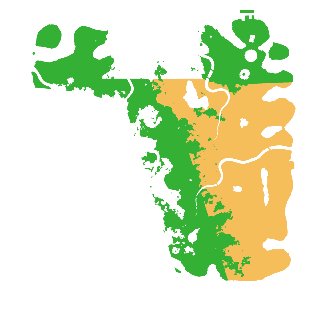 Biome Rust Map: Procedural Map, Size: 4500, Seed: 97760237