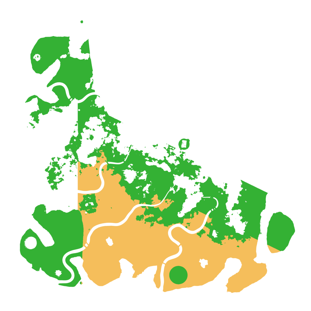 Biome Rust Map: Procedural Map, Size: 4500, Seed: 206131563