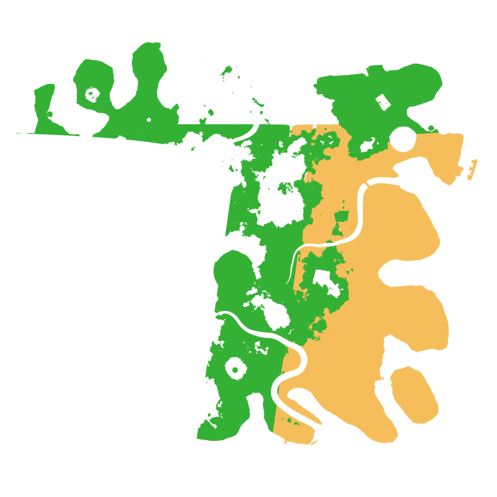 Biome Rust Map: Procedural Map, Size: 3500, Seed: 829563
