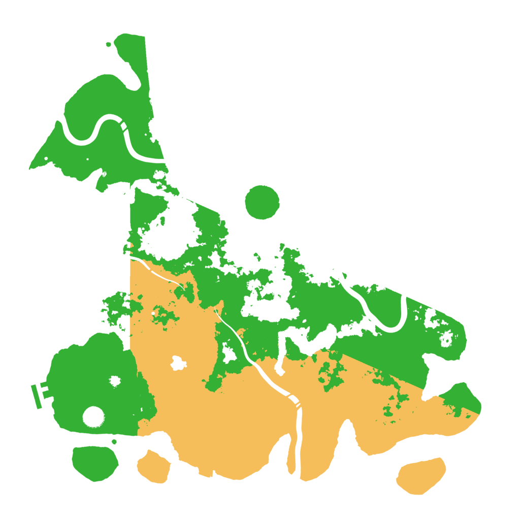 Biome Rust Map: Procedural Map, Size: 4300, Seed: 1705344722