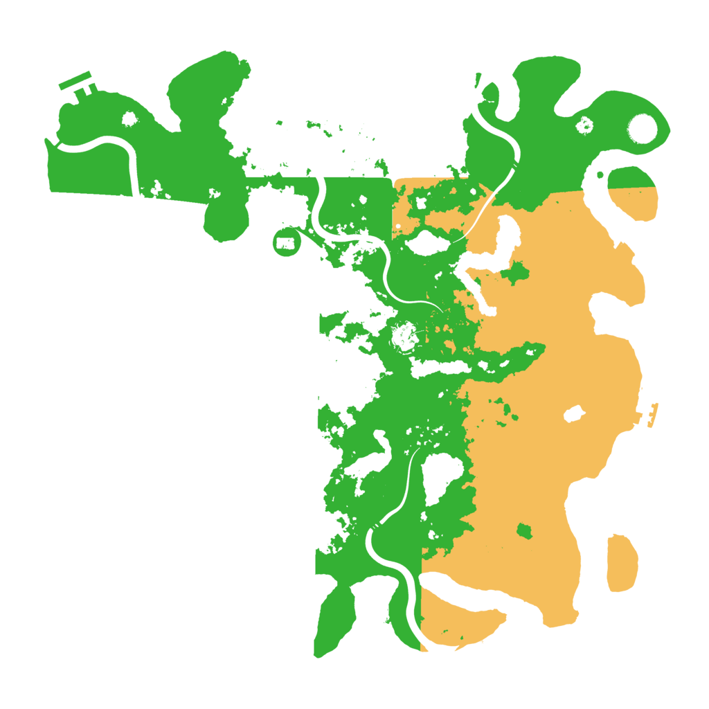 Biome Rust Map: Procedural Map, Size: 4250, Seed: 6112025