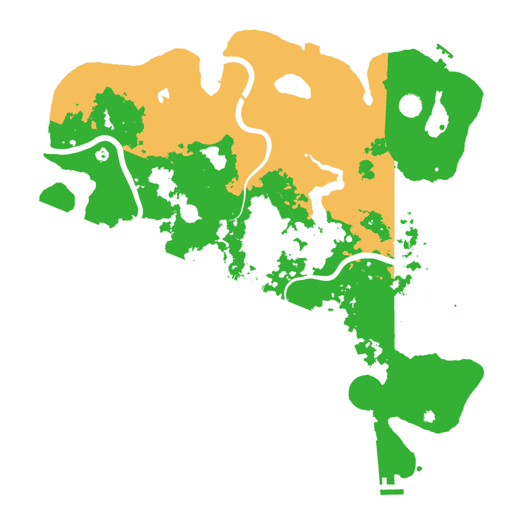 Biome Rust Map: Procedural Map, Size: 4000, Seed: 641108002