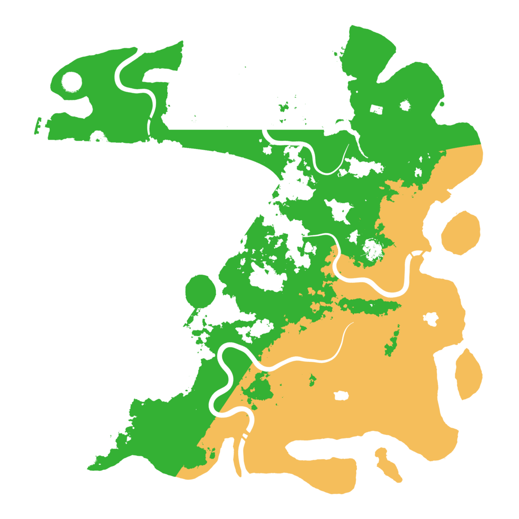 Biome Rust Map: Procedural Map, Size: 4500, Seed: 97335556