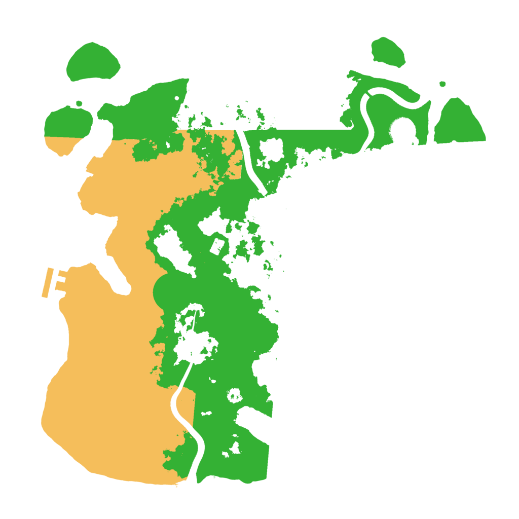 Biome Rust Map: Procedural Map, Size: 3500, Seed: 1762488004