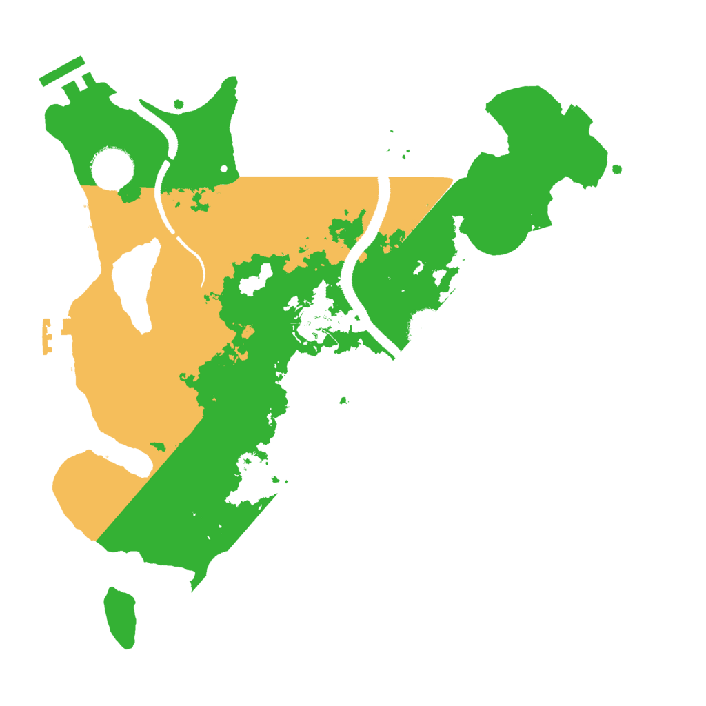 Biome Rust Map: Procedural Map, Size: 2950, Seed: 1378743116