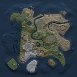 Thumbnail Rust Map: Procedural Map, Size: 2800, Seed: 202376442, 11 Monuments
