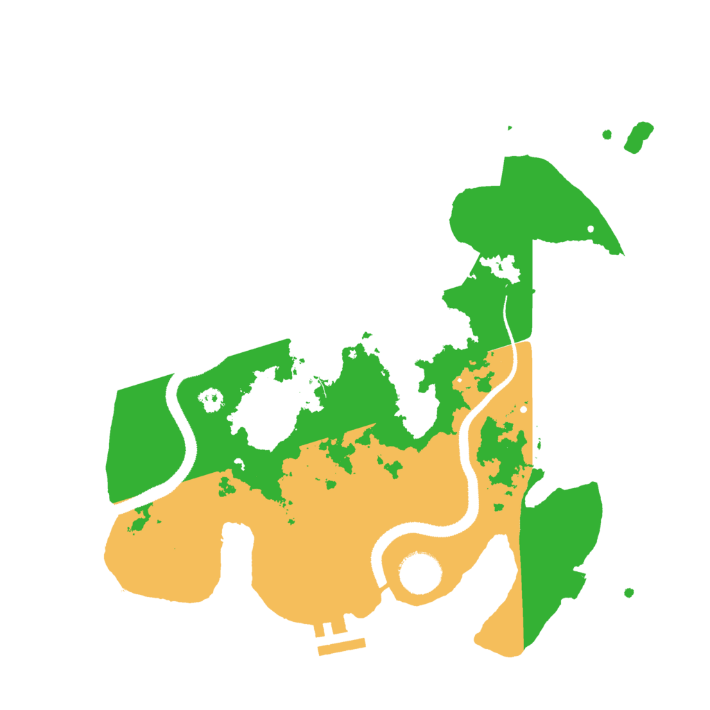 Biome Rust Map: Procedural Map, Size: 3000, Seed: 6479