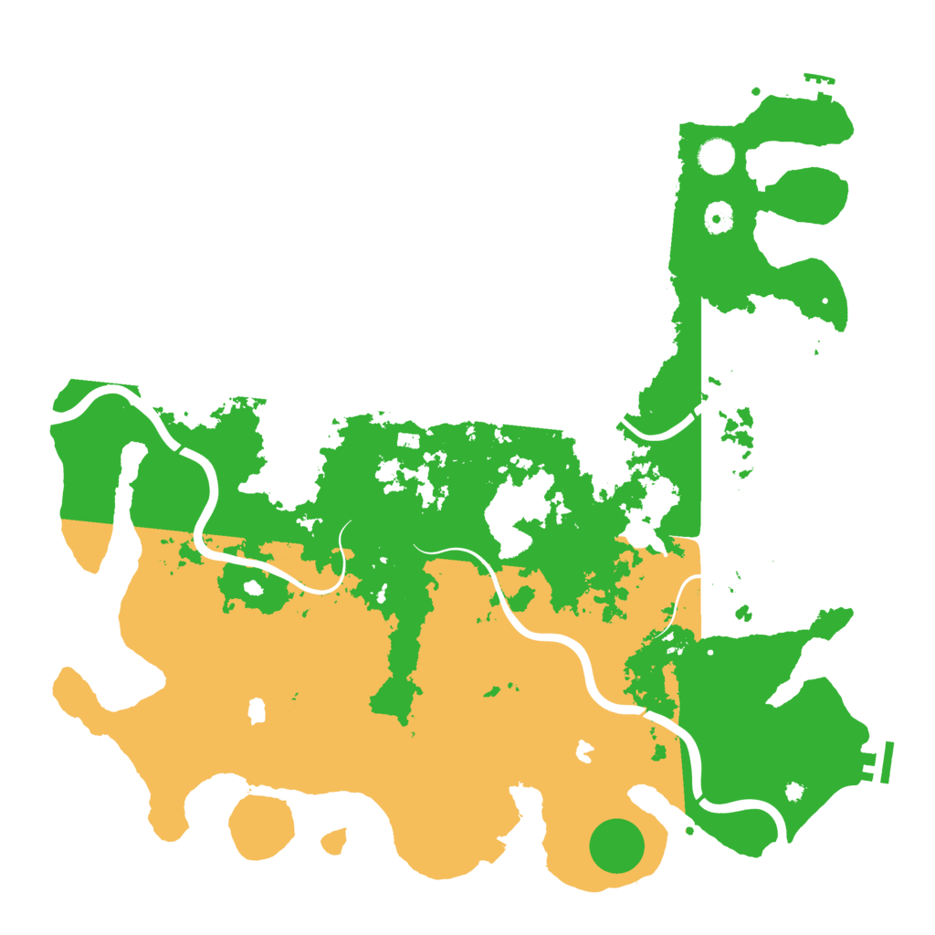 Biome Rust Map: Procedural Map, Size: 4500, Seed: 256781307