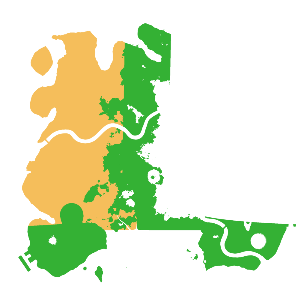Biome Rust Map: Procedural Map, Size: 3500, Seed: 1412435191