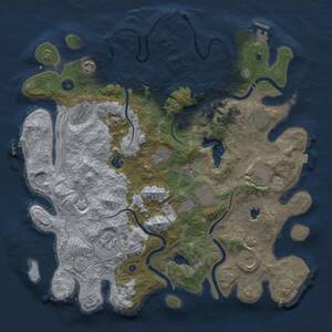 Thumbnail Rust Map: Procedural Map, Size: 4250, Seed: 915553746, 16 Monuments