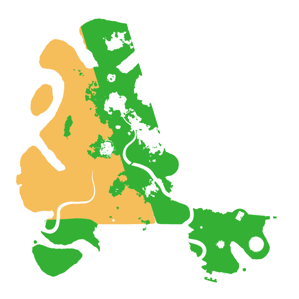Biome Rust Map: Procedural Map, Size: 3500, Seed: 1151709045