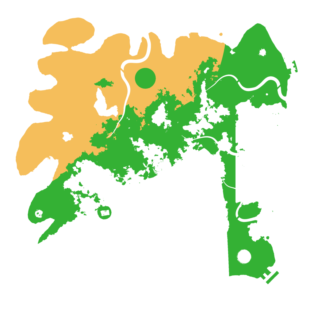 Biome Rust Map: Procedural Map, Size: 4000, Seed: 957564947