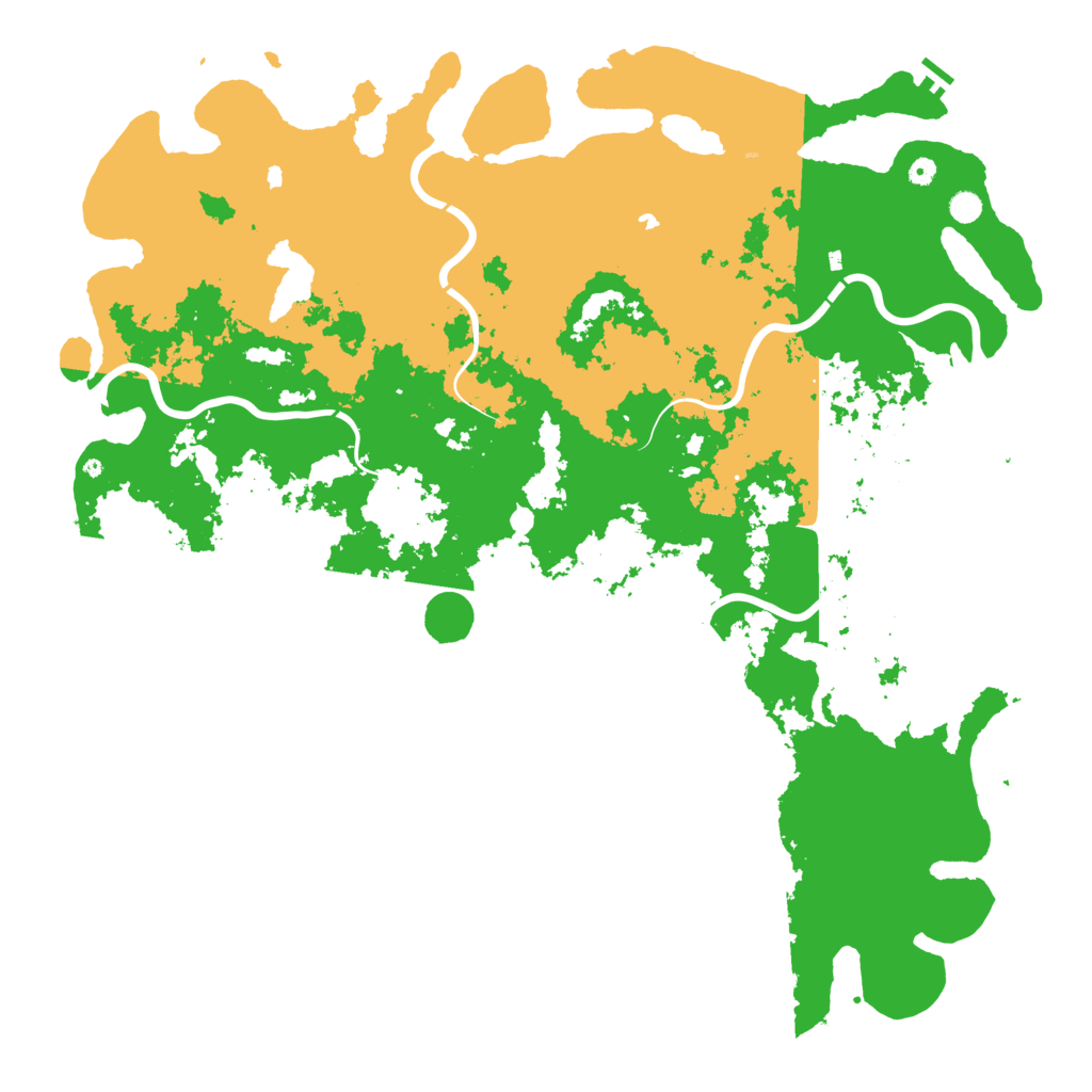 Biome Rust Map: Procedural Map, Size: 6000, Seed: 4246776