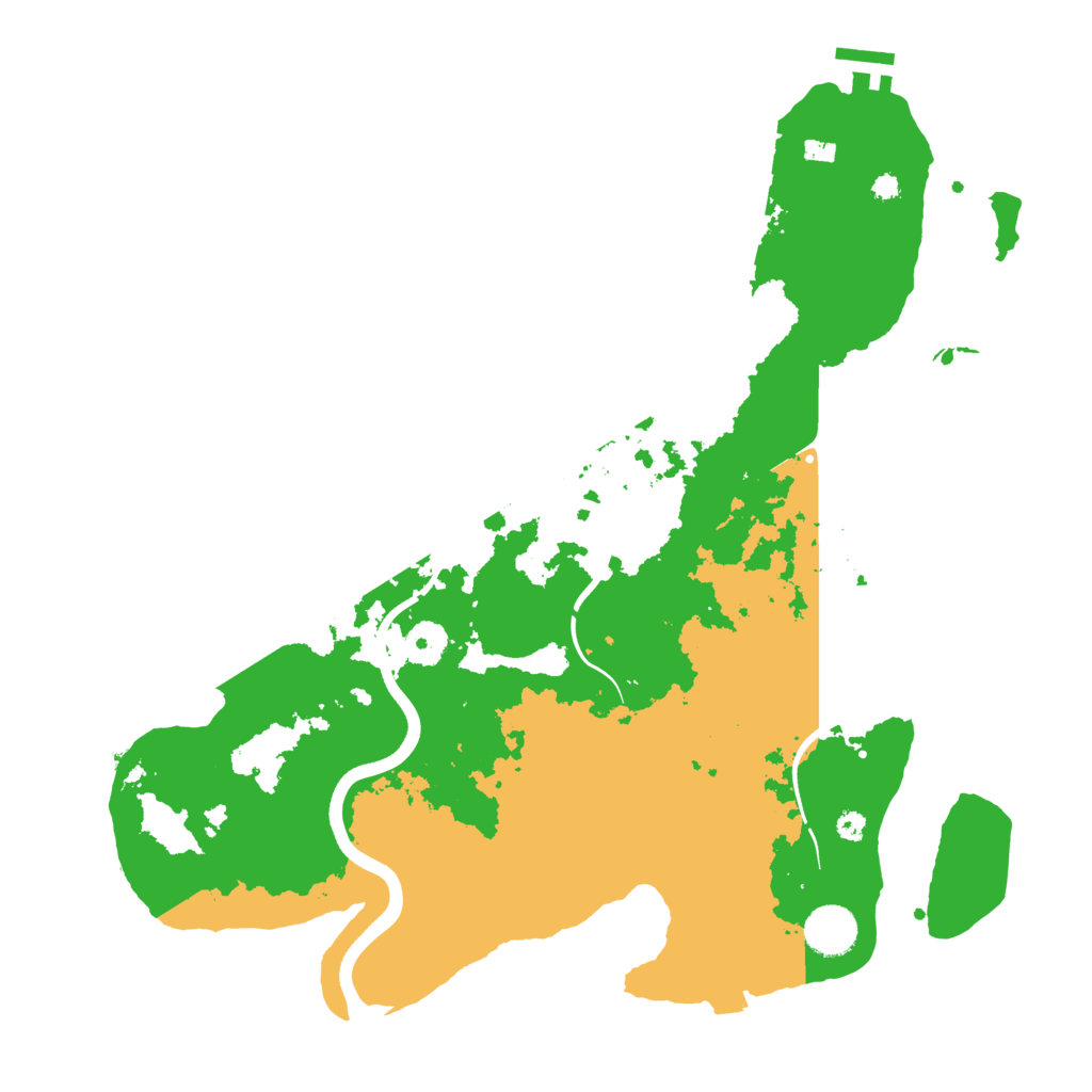 Biome Rust Map: Procedural Map, Size: 3750, Seed: 1985497445