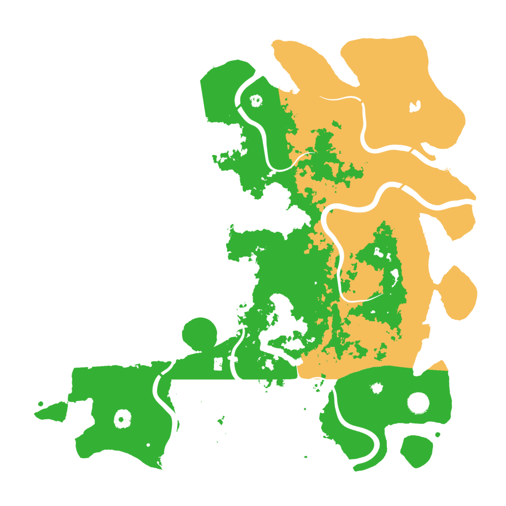 Biome Rust Map: Procedural Map, Size: 4100, Seed: 685841706