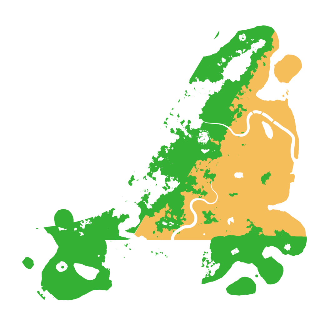 Biome Rust Map: Procedural Map, Size: 4500, Seed: 168684733