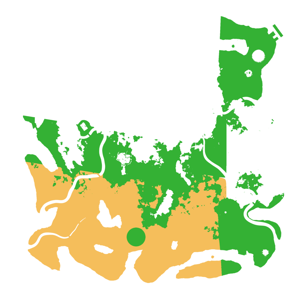 Biome Rust Map: Procedural Map, Size: 4250, Seed: 68482162