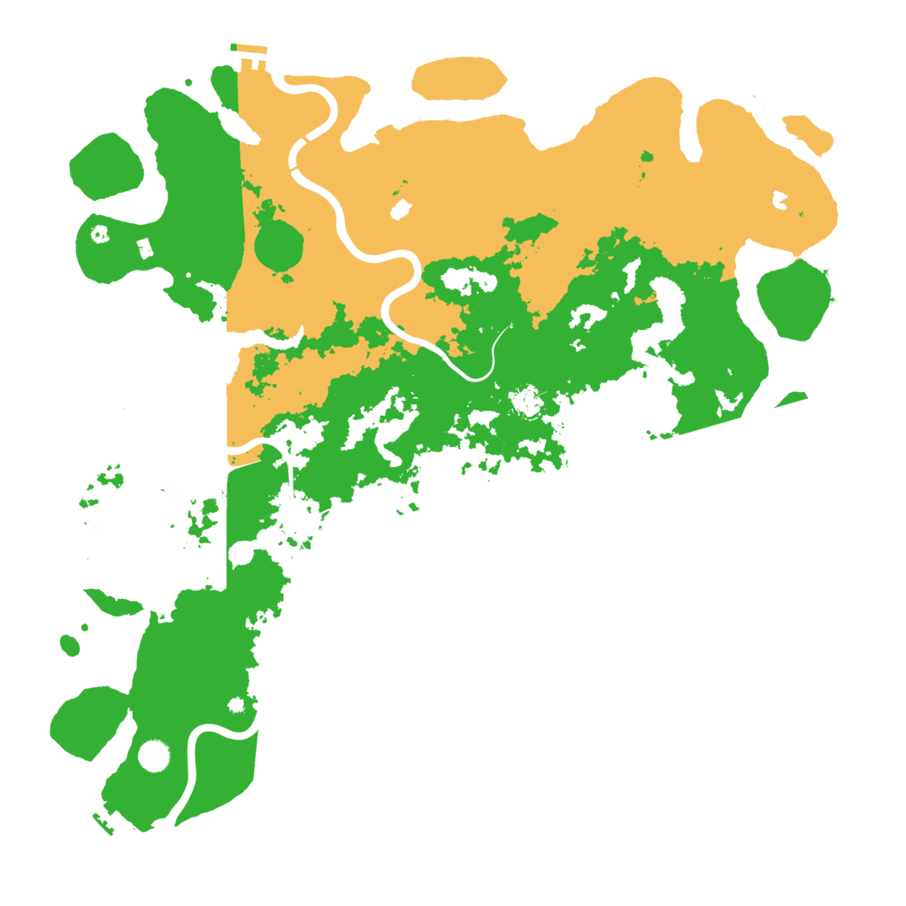 Biome Rust Map: Procedural Map, Size: 5000, Seed: 773627090
