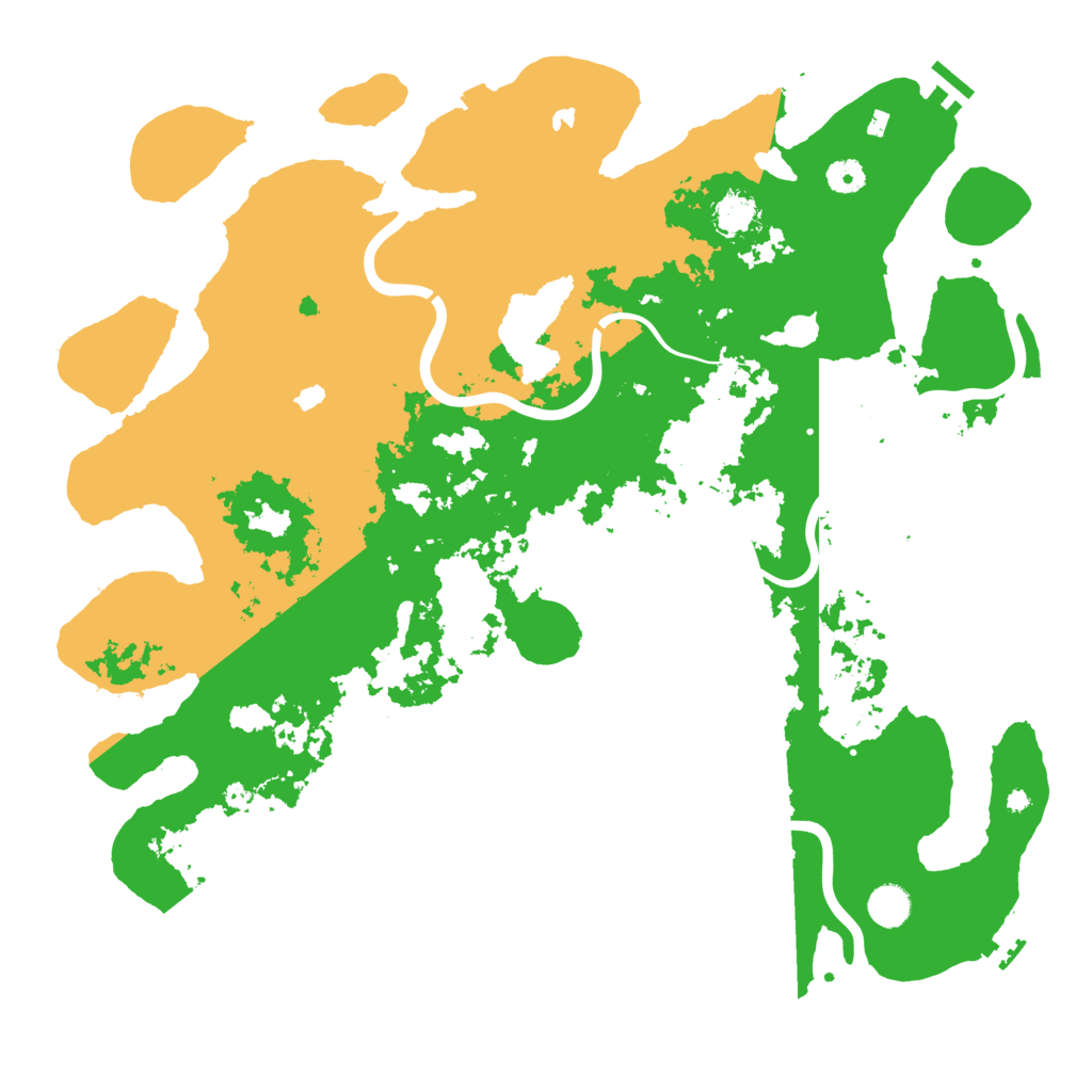 Biome Rust Map: Procedural Map, Size: 4500, Seed: 754136928