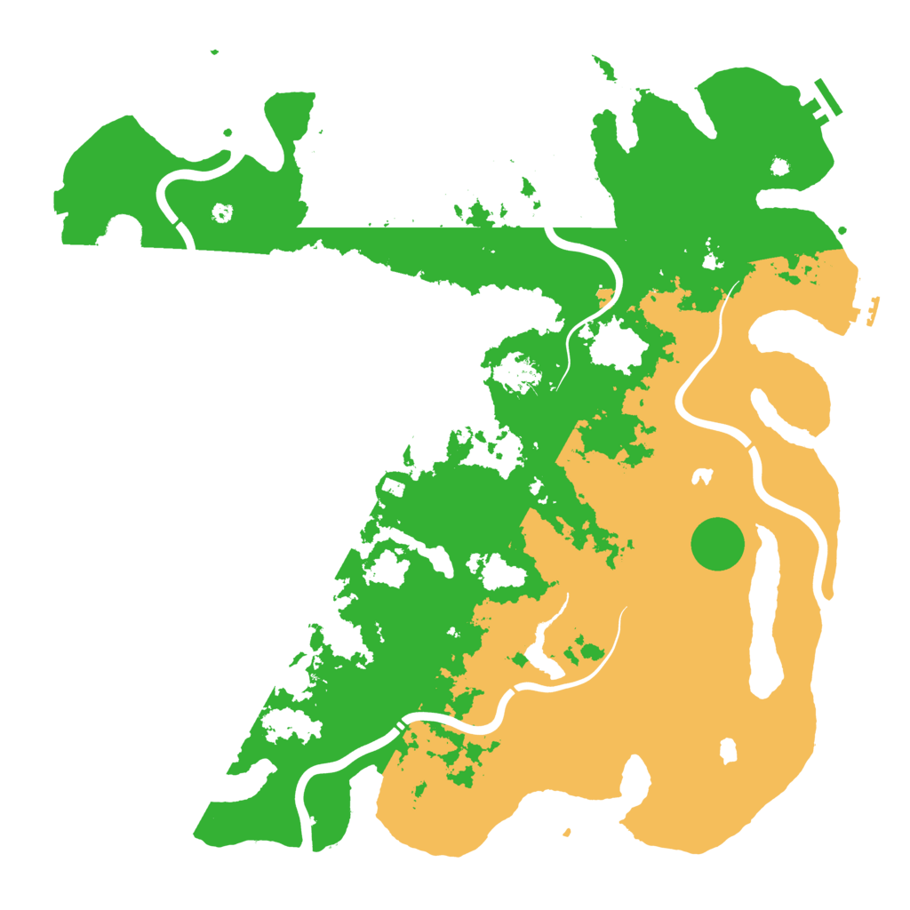 Biome Rust Map: Procedural Map, Size: 4500, Seed: 199825990
