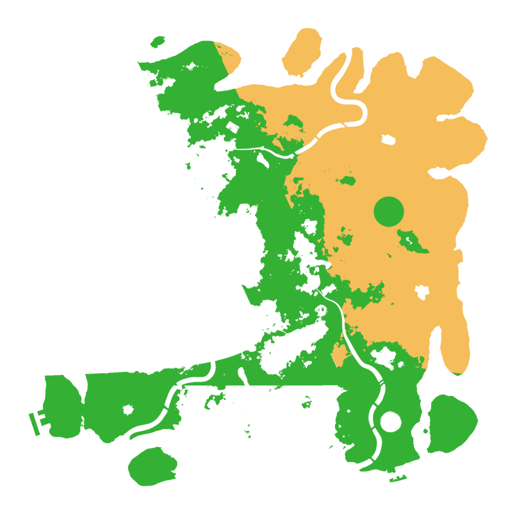 Biome Rust Map: Procedural Map, Size: 4500, Seed: 1765799085