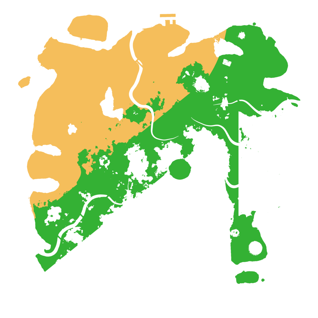 Biome Rust Map: Procedural Map, Size: 4096, Seed: 1498469579