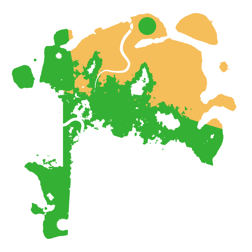 Biome Rust Map: Procedural Map, Size: 3750, Seed: 54075344