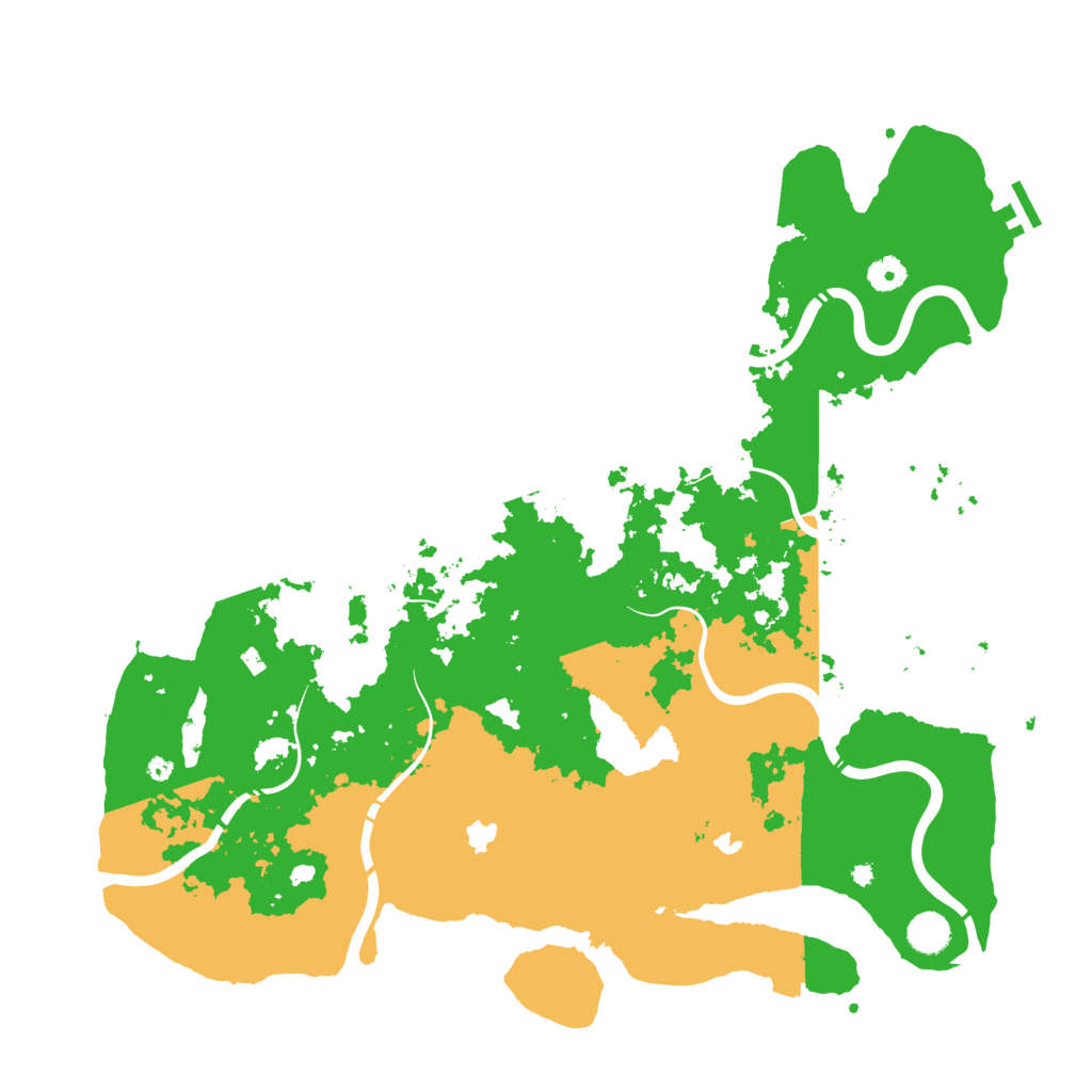 Biome Rust Map: Procedural Map, Size: 4500, Seed: 1221416961