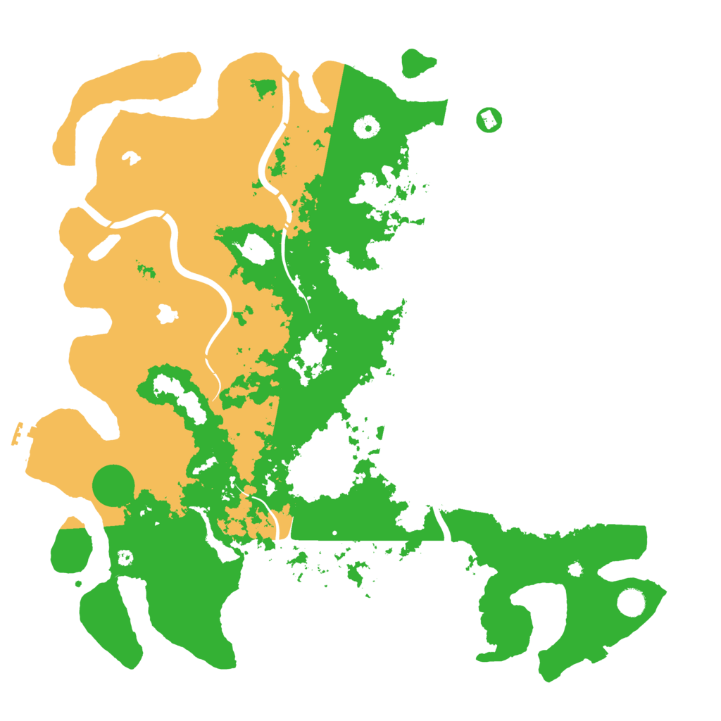 Biome Rust Map: Procedural Map, Size: 4500, Seed: 492680821