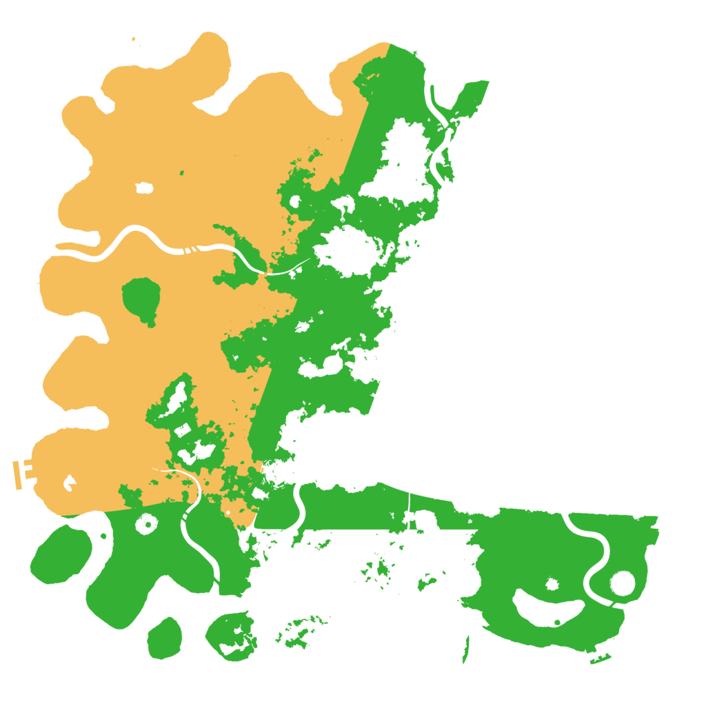 Biome Rust Map: Procedural Map, Size: 5000, Seed: 66250012
