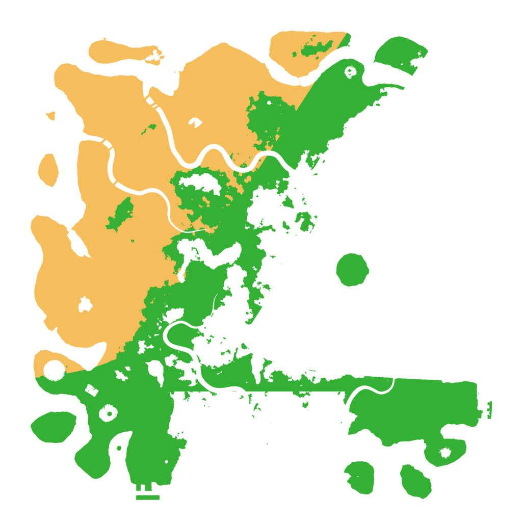 Biome Rust Map: Procedural Map, Size: 4500, Seed: 983023518