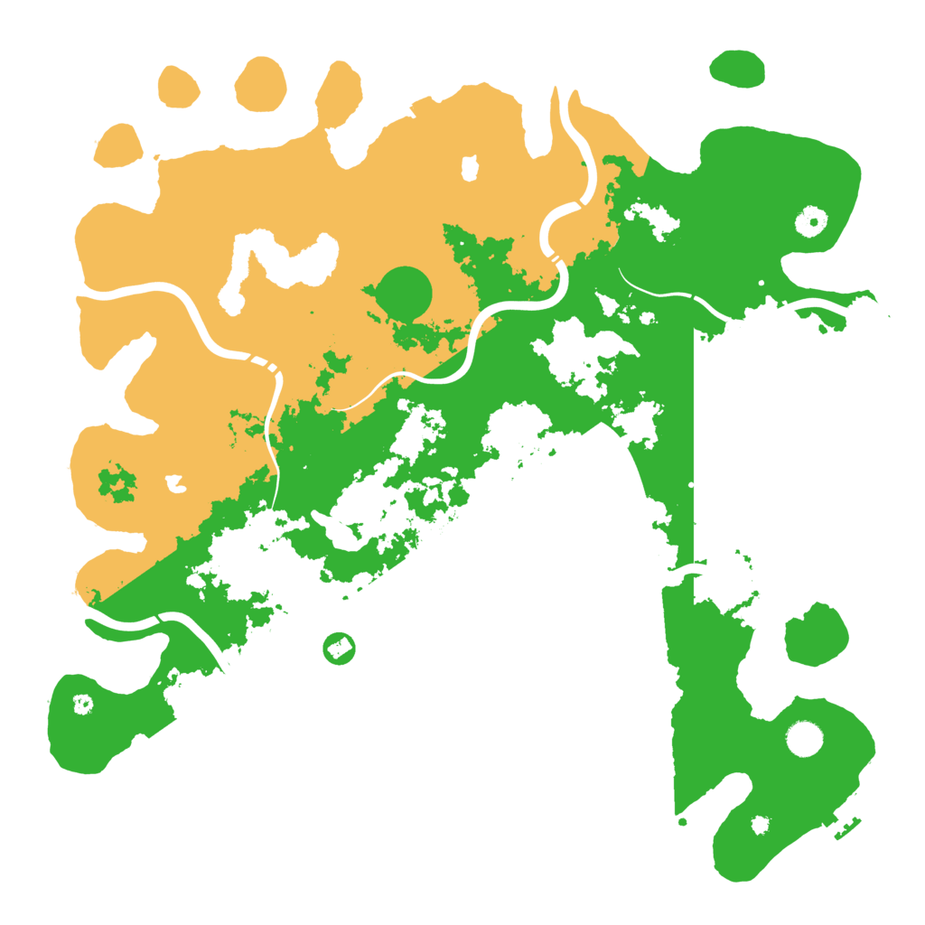 Biome Rust Map: Procedural Map, Size: 4500, Seed: 519505075